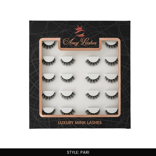 Pari False Eye Lashes | Medium Occasion Wear | Vegan Cruelty-Free | Pair of 10