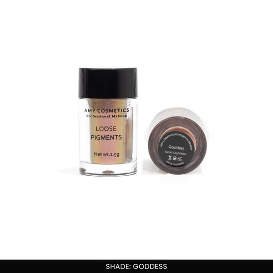 Goddess Loose Pigments | Highly Pigmented Eyeshadow Powder | Metallic Finish