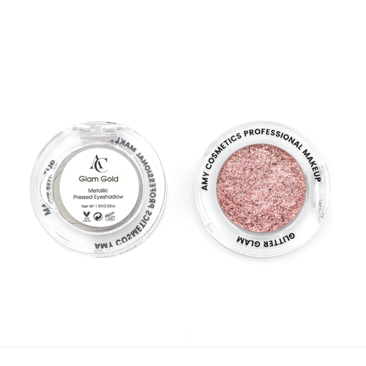 Glam Gold Single Metallic Pressed Eyeshadow | Pigmented | Long-Wearing