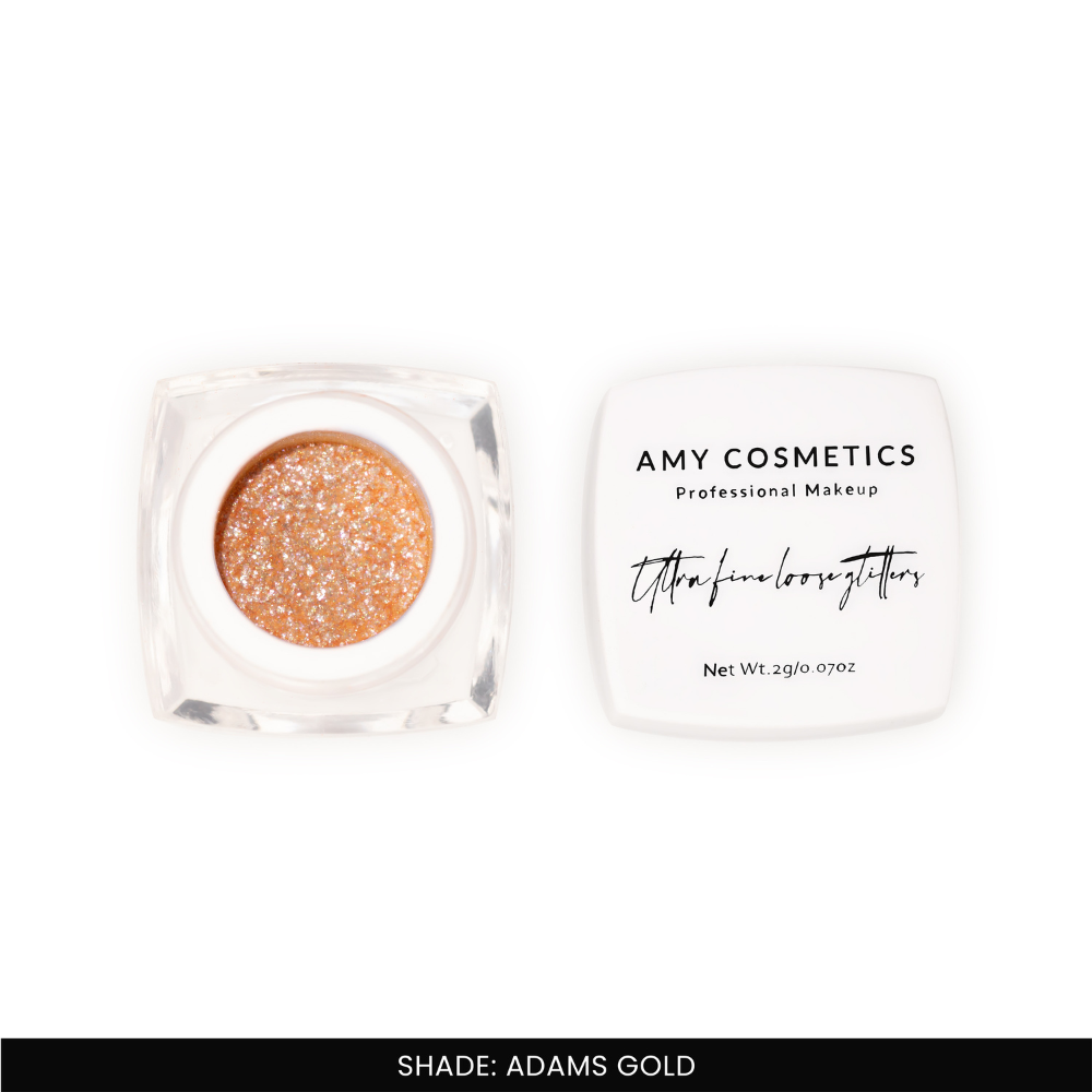 Adams Gold Ultra Fine Loose Glitters | Cosmetic Grade | Face Body Nail