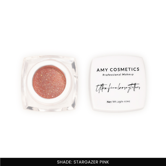 Stargazer Pink Ultra Fine Loose Glitters | Cosmetic Grade | Face Body Nail
