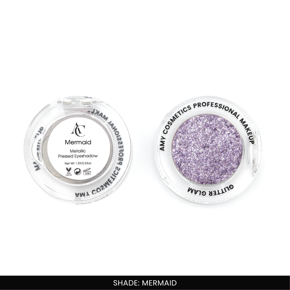 Mermaid Single Metallic Pressed Eyeshadow | Pigmented | Long-Wearing