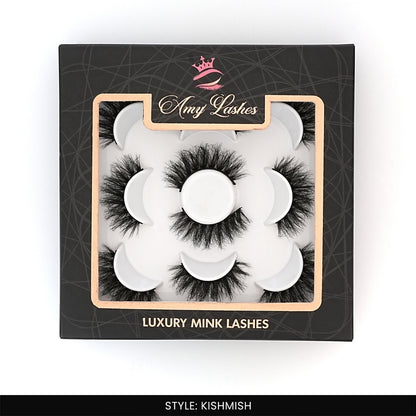 Kishmish False Eye Lashes | Natural Daily Wear | Vegan Cruelty-Free | Pair of 5