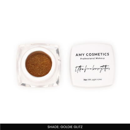 Goldie Glitz Ultra Fine Loose Glitters | Cosmetic Grade | Face Body Nail