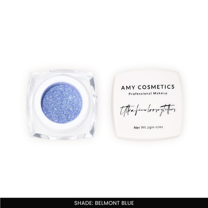 Belmont Blue Ultra Fine Loose Glitters | Cosmetic Grade | Face Body Nail