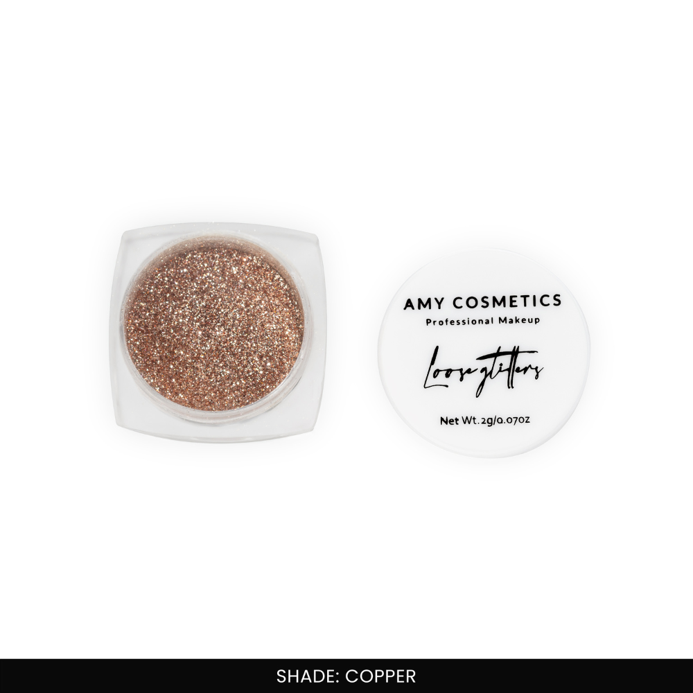 Copper Loose Glitters | Cosmetic Grade | Face and Body Use