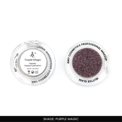 Purple Magic Single Metallic Pressed Eyeshadow | Pigmented | Long-Wearing
