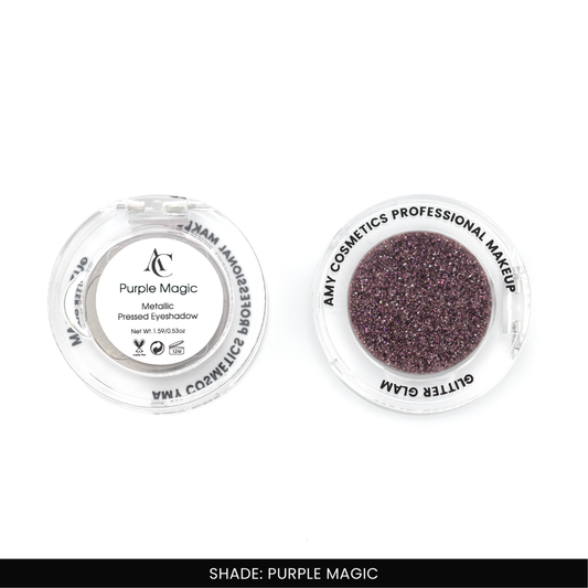 Purple Magic Single Metallic Pressed Eyeshadow | Pigmented | Long-Wearing