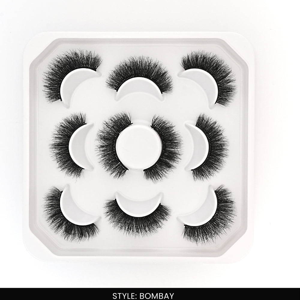 Bombay False Eye Lashes | Medium Occasion Wear | Vegan Cruelty-Free | Pair of 5