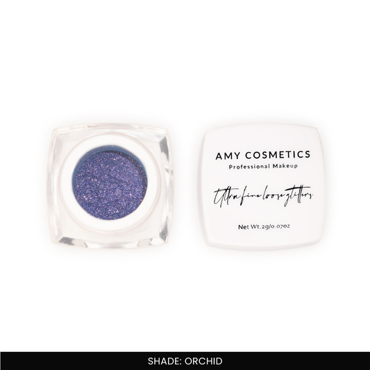 Orchid Ultra Fine Loose Glitters | Cosmetic Grade | Face Body Nail