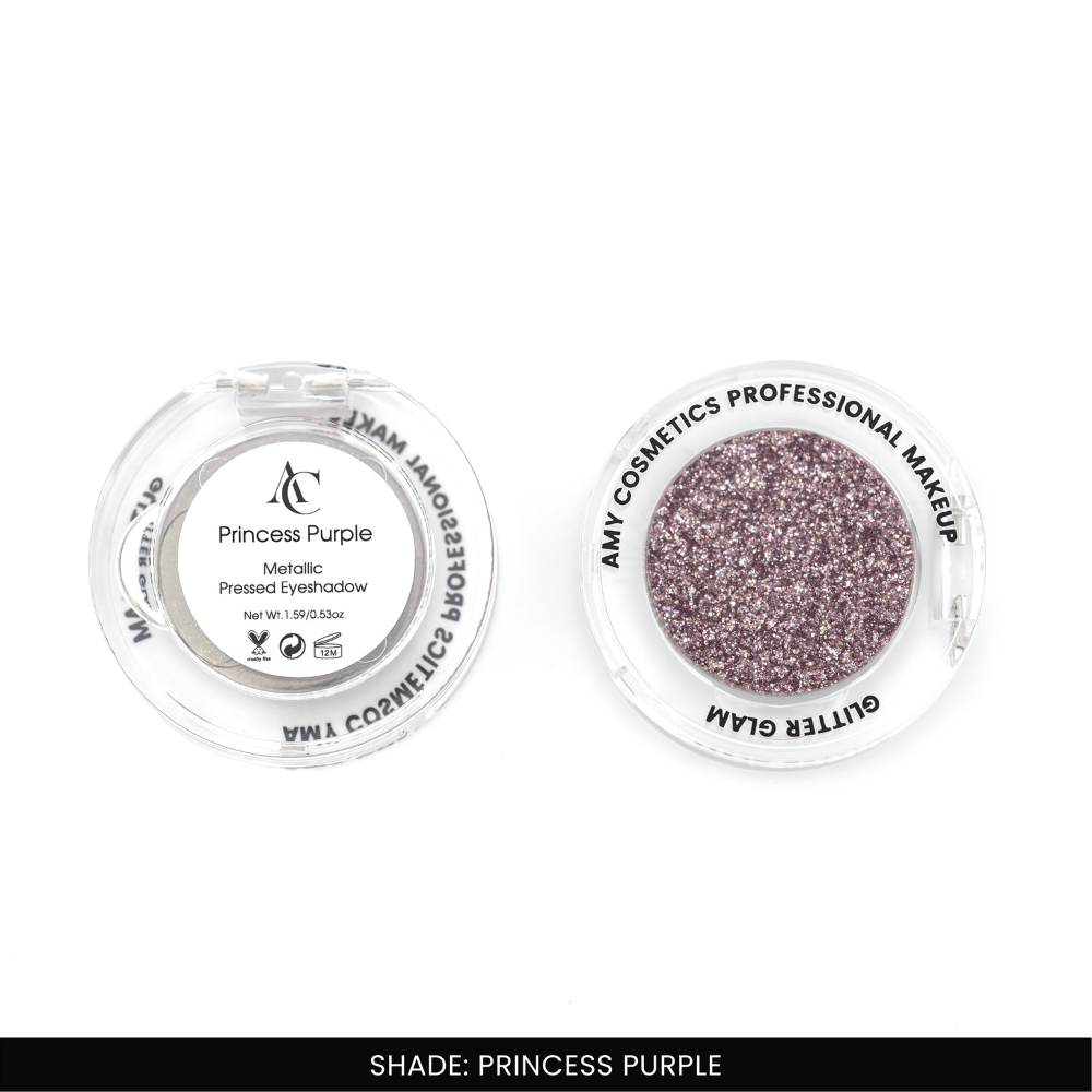 Princess Purple Single Metallic Pressed Eyeshadow | Pigmented | Long-Wearing