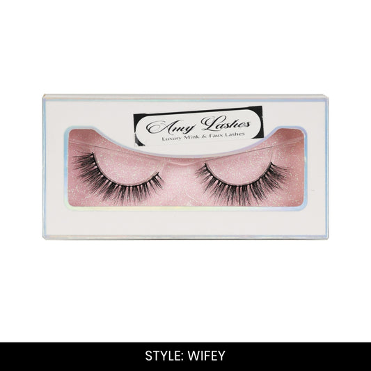 Wifey False Eyelashes | Pair of 1 | Fake Eyelashes for Women | Bridal & Wedding Look | Lightweight Band
