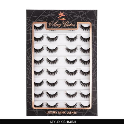 Kishmish False Eye Lashes | Natural Daily Wear | Vegan Cruelty-Free | Pair of 16