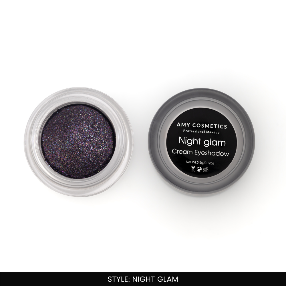 AMY LASHES Cream Shining Eyeshadow | Night Glam | Metallic Finish | Pigmented Formula