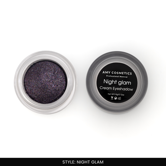 AMY LASHES Cream Shining Eyeshadow | Night Glam | Metallic Finish | Pigmented Formula
