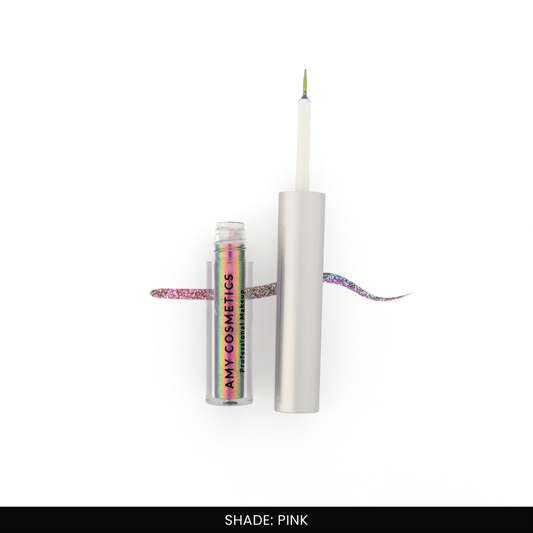 Pink Glitter Eyeliner | Sparkle Liner | Fine Tip Applicator