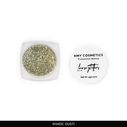 Dusti Loose Glitters | Cosmetic Grade | Face and Body Use