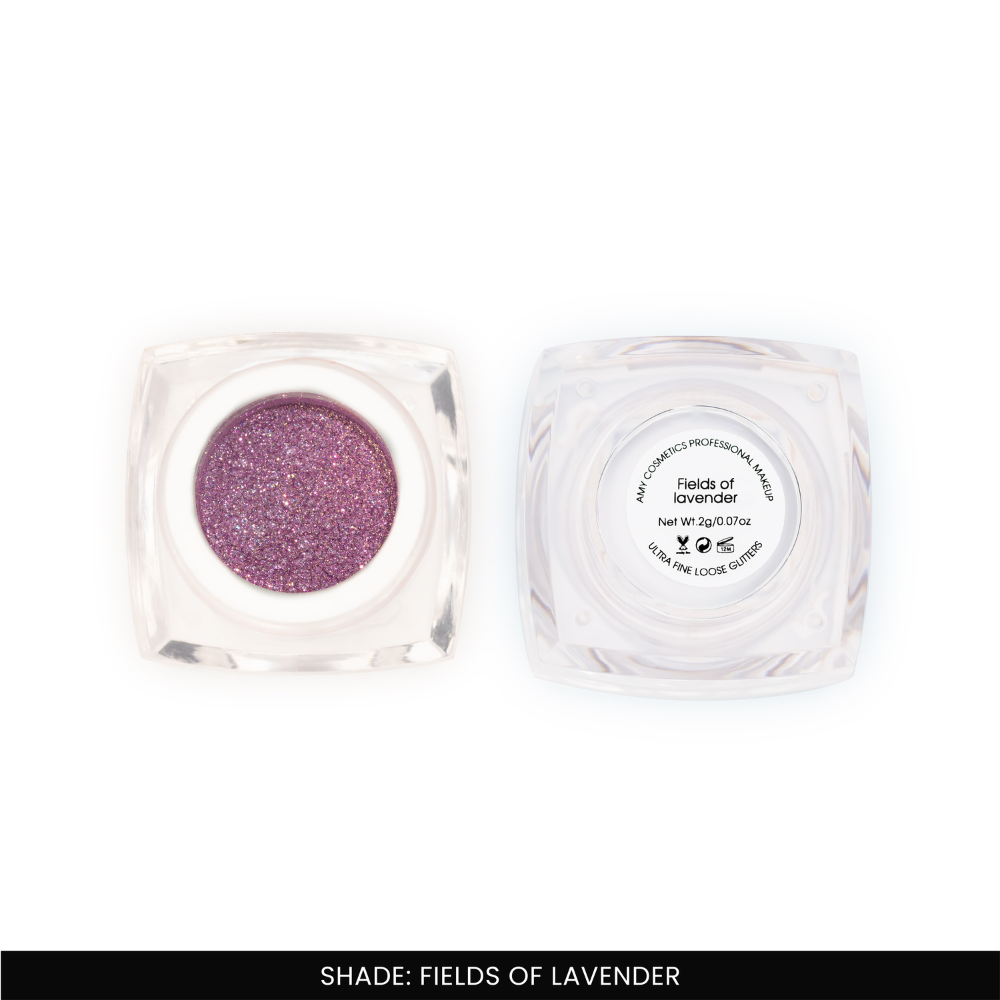 Fields Of Lavender Ultra Fine Loose Glitters | Cosmetic Grade | Face Body Nail
