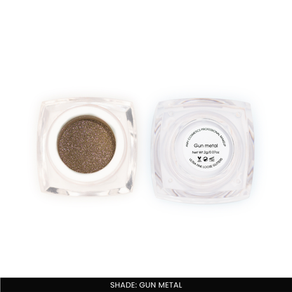 Gun Metal Ultra Fine Loose Glitters | Cosmetic Grade | Face Body Nail
