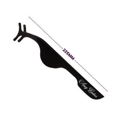 Black Precision Tweezer | False Lash Application Tool | Stainless Steel