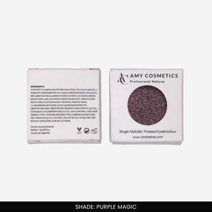 Purple Magic Single Metallic Pressed Eyeshadow | Pigmented | Long-Wearing