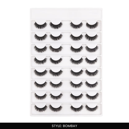 Bombay False Eye Lashes | Medium Occasion Wear | Vegan Cruelty-Free | Pair of 16