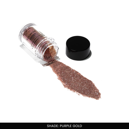 Purple Gold Loose Pigments | Highly Pigmented Eyeshadow Powder | Duochrome Finish