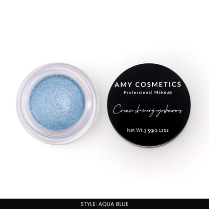 Aqua Blue Cream Shining Eyeshadow | Shimmer Finish | Pigmented Formula