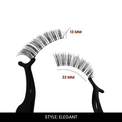 Elegant False Eyelashes | Pair of 5 | Fake Eyelashes for Women | Neat Everyday Look | Lightweight Band
