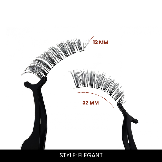 Elegant False Eyelashes | Pair of 5 | Fake Eyelashes for Women | Neat Everyday Look | Lightweight Band