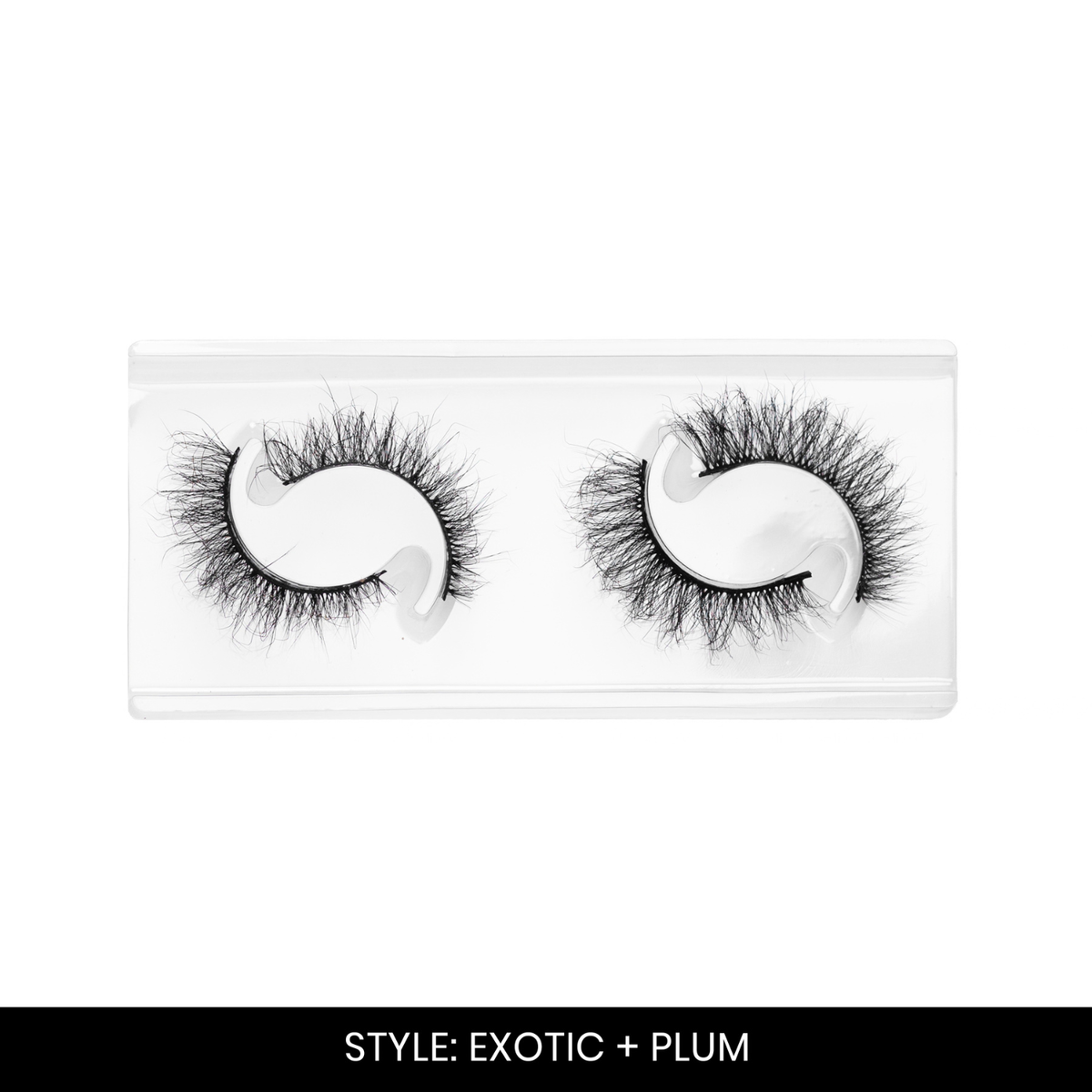Exotic + Plum False Eyelashes Combo | Fake Eyelashes for Women | 2 Styles | Lightweight Band