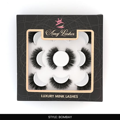 Bombay False Eye Lashes | Medium Occasion Wear | Vegan Cruelty-Free | Pair of 5