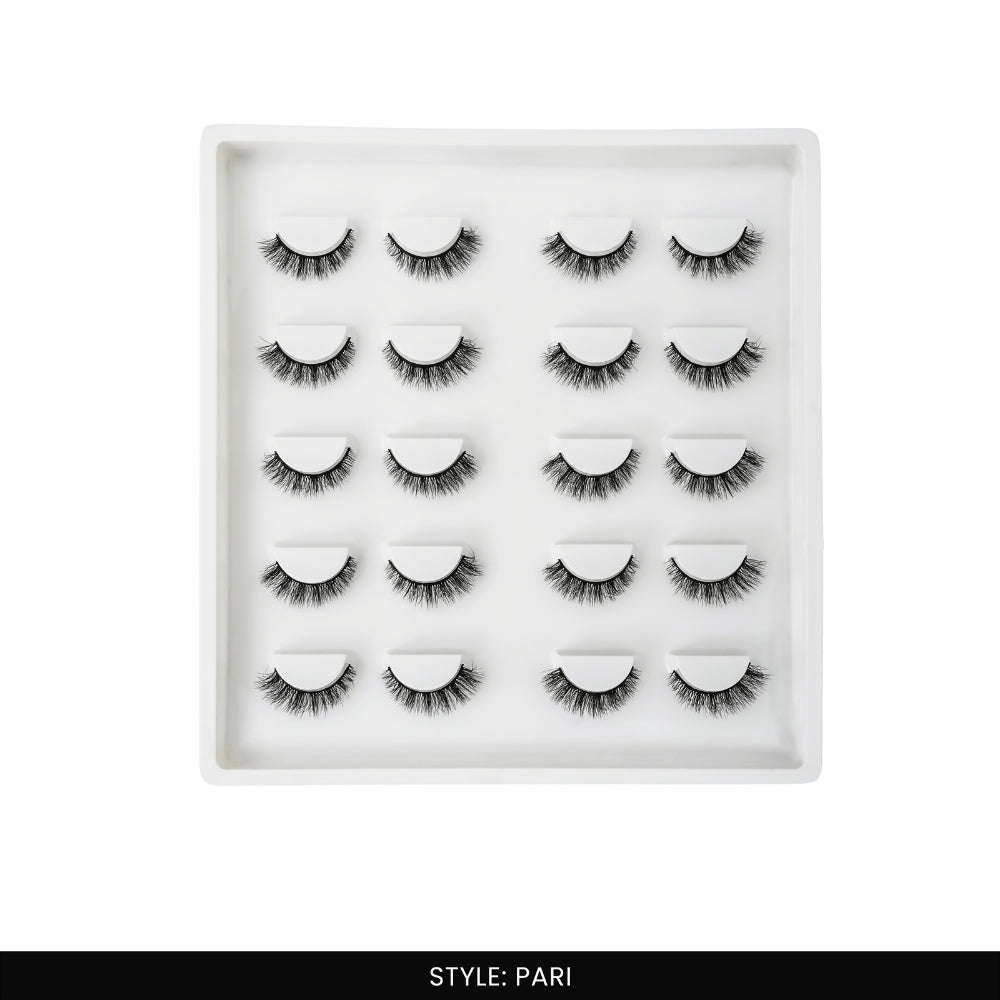 Pari False Eye Lashes | Medium Occasion Wear | Vegan Cruelty-Free | Pair of 10