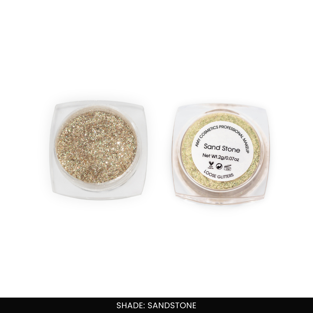 Sandstone Loose Glitters | Cosmetic Grade | Face and Body Use