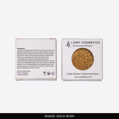 Golden Rush Single Metallic Pressed Eyeshadow | Pigmented | Long-Wearing