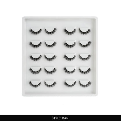Rani False Eye Lashes | Medium Occasion Wear | Vegan Cruelty-Free | Pair of 10