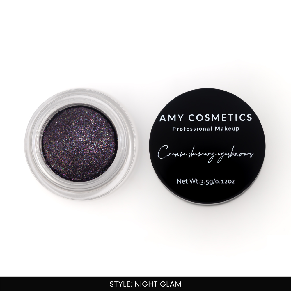 AMY LASHES Cream Shining Eyeshadow | Night Glam | Metallic Finish | Pigmented Formula