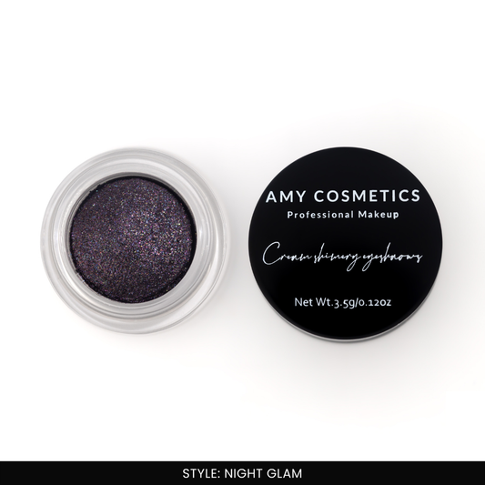 AMY LASHES Cream Shining Eyeshadow | Night Glam | Metallic Finish | Pigmented Formula