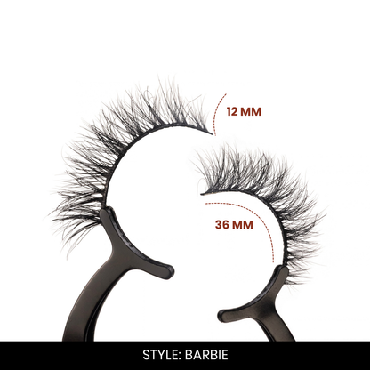 Barbie False Eyelashes | Pair of 1 | Fake Eyelashes for Women | Glam Party Look | Lightweight Band