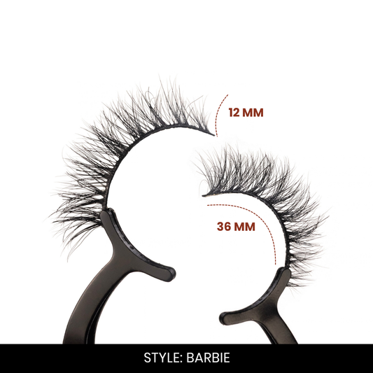 Barbie False Eyelashes | Pair of 1 | Fake Eyelashes for Women | Glam Party Look | Lightweight Band