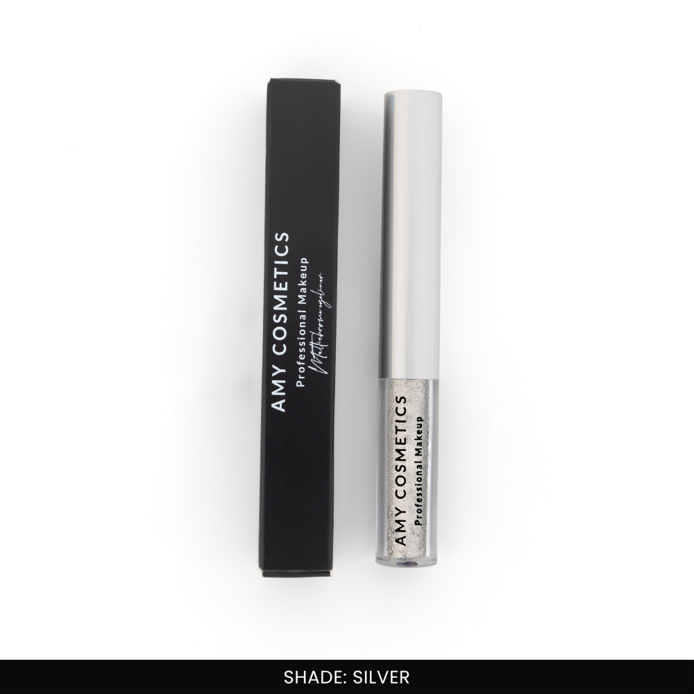 Silver Glitter Eyeliner | Sparkle Liner | Fine Tip Applicator