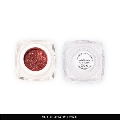 Asiatic Coral Ultra Fine Loose Glitters | Cosmetic Grade | Face Body Nail
