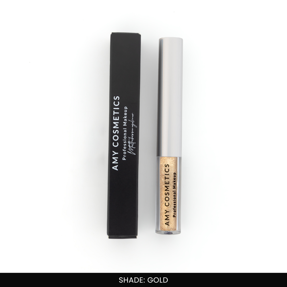 Gold Glitter Eyeliner | Sparkle Liner | Fine Tip Applicator