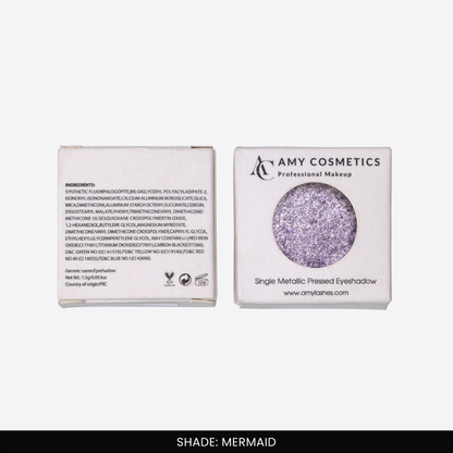Mermaid Single Metallic Pressed Eyeshadow | Pigmented | Long-Wearing