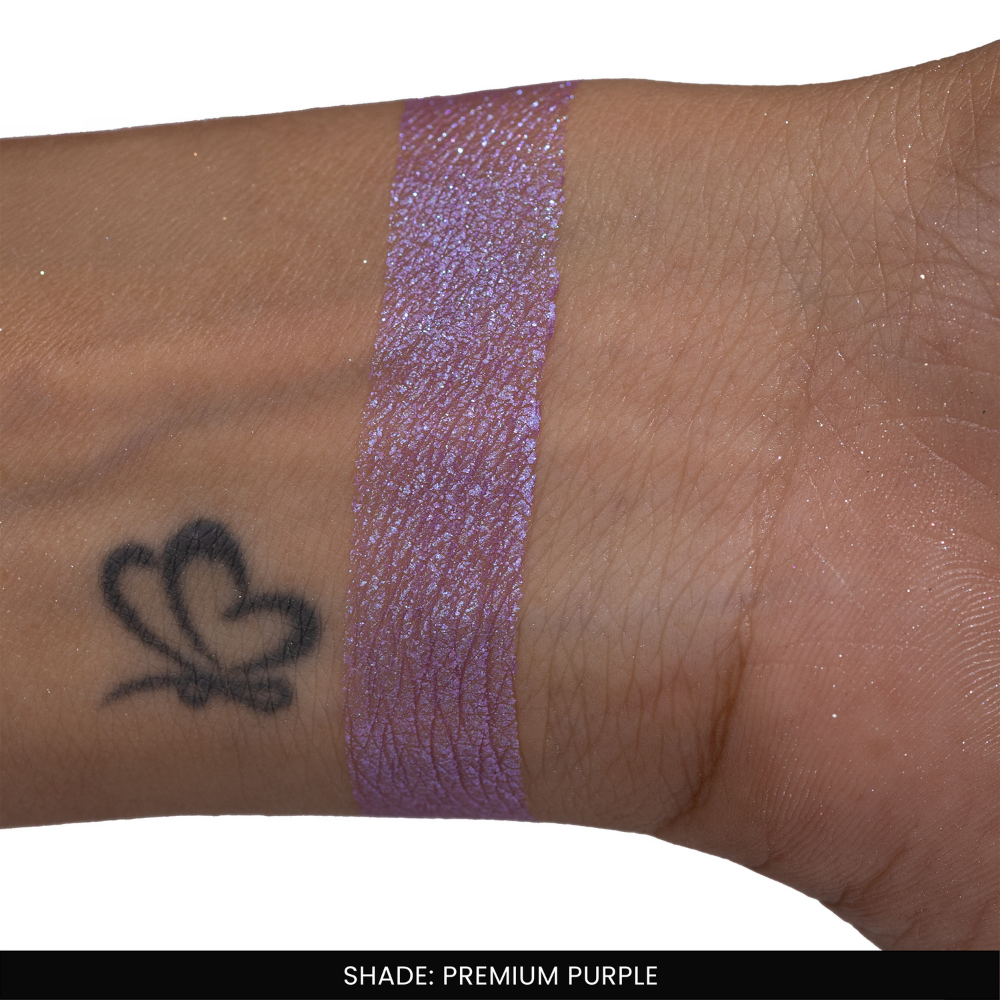 AMY LASHES Cream Shining Eyeshadow | Premium Purple | Shimmer Finish | Pigmented Formula