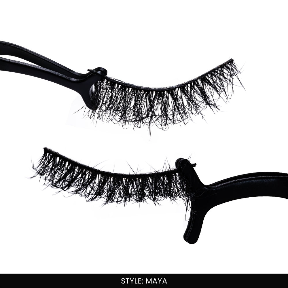 Maya False Eye Lashes | Natural Daily Wear | Vegan Cruelty-Free | Pair of 5