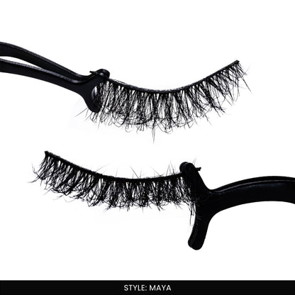 Maya False Eye Lashes | Natural Daily Wear | Vegan Cruelty-Free | Pair of 5