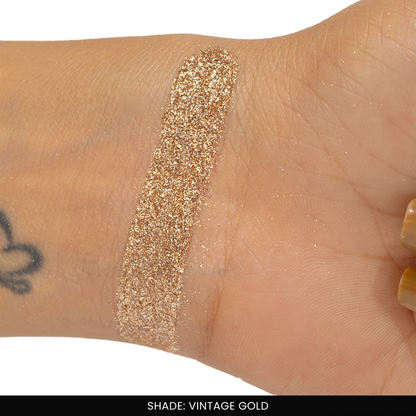 Vintage Gold Loose Glitters | Cosmetic Grade | Face and Body Use