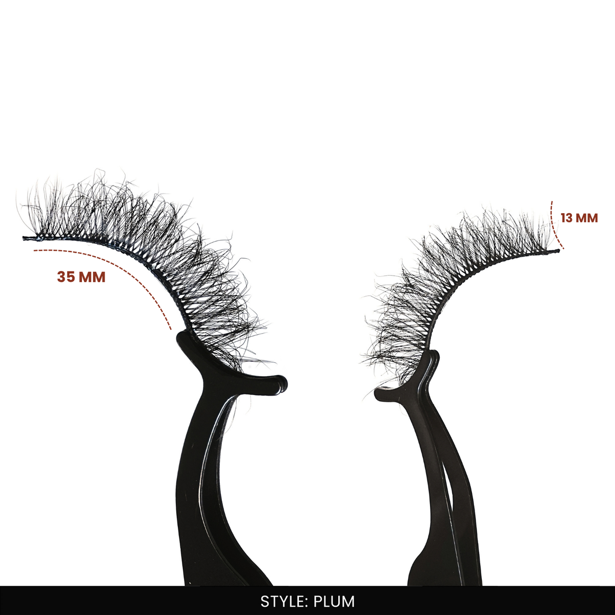 Exotic + Plum False Eyelashes Combo | Fake Eyelashes for Women | 2 Styles | Lightweight Band