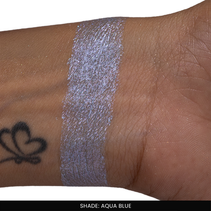 Aqua Blue Cream Shining Eyeshadow | Shimmer Finish | Pigmented Formula